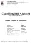 Classificazione Acustica (Legge Regionale 9 maggio 2001, n. 15)