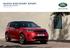 NUOVA DISCOVERY SPORT SPECIFICHE TECNICHE MAGGIO 2019