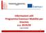 Informazioni utili Programma Erasmus+ Mobilità per tirocinio a.a. 2019/20