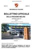 BOLLETTINO UFFICIALE