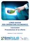 LINEE GUIDA PER OPERATORI ECONOMICI. Concessioni Presentazione di un offerta