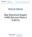 Note di rilascio. See Electrical Expert V4R3 Service Pack 2 (4.82/A)