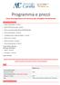 Programma e prezzi. Corso di preparazione al concorso per Consiglieri Parlamentari