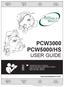 PCW3000 PCW5000/HS USER GUIDE