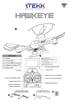 HAWKEYE. Leva per il controllo della velocità Leva per il controllo della direzione