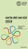 carta dei servizi 2019