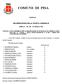 COMUNE DI PISA ORIGINALE DELIBERAZIONE DELLA GIUNTA COMUNALE. Delibera n. 264 Del 28 Dicembre 2012