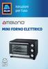 Istruzioni per l uso MINI FORNO ELETTRICO