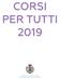 CORSI PER TUTTI 2019