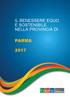 IL BENESSERE EQUO E SOSTENIBILE NELLA PROVINCIA DI PARMA