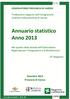 Annuario statistico Anno 2013