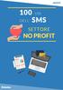 ebook 100 USI SMS DELL' SETTORE NO PROFIT