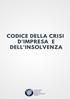 PARTE PRIMA CODICE DELLA CRISI DI IMPRESA E DELL'INSOLVENZA