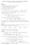 Modulo di Matematica per il Corso di Laurea in Farmacia, cognomi M-Z Soluzioni del TEMA 1 del 6 febbraio 2012