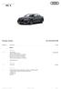 RS 5 RS 5. Audi Configurator. Motore. Esterni. Interni. Prodotto nr. Descrizione Prezzo ,00 EUR