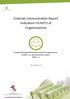 External Communication Report Indicatore VIGNETO di Organizzazione