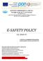 E-SAFETY POLICY A.S