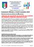 Comunicato Ufficiale n. 42 del 6 novembre 2015 COMUNICAZIONI DEL COMITATO REGIONALE