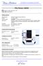 Pfm Rotary 3005E. IVD Dispositivo medico-diagnostico in vitro. Notizie generali. Caratteristiche dimensionali. Collegamenti idrici: Altri collegamenti