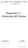 Programma 11 - Promozione del Turismo