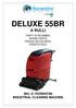 DELUXE 55BR A RULLI PARTI DI RICAMBIO SPARE PARTS PIECES DETACHEES ERSATZTEILE ING. O. FIORENTINI INDUSTRIAL CLEANING MACHINE