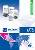 FILTRAZIONE IDRAULICA HYDRAULIC FILTRATION