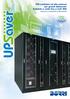 UPS modulare ad alta potenza per grandi datacenter Scalabile a caldo fino a 2,67 MW Massima scalabilità e flessibilità