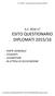 ESITO QUESTIONARIO DIPLOMATI 2015/16