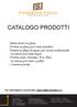 CATALOGO PRODOTTI. Per informazioni commerciali: