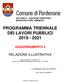 PROGRAMMA TRIENNALE DEI LAVORI PUBBLICI