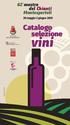 vini Catalogo selezione 62 ª mostra del Chianti Montespertoli 30 maggio-2 giugno 2019 comune di MONTESPERTOLI