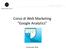 Corso di Web Marketing Google Analytics