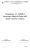 Programma: 10 - Pubblica Istruzione, Piano di Diritto allo Studio e Servizi Connessi