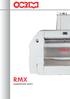Il laminatoio RMX è una macchina dal design innovativo costruita con attenzione particolare agli aspetti igienici. Ne è conferma la scelta dei