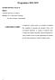 Programma SCIENZE NATURALI. Classe 1D. Materie SCIENZE NATURALI E CHIMICA. Docenti. Prof. G. Benincasa (Trimestre)