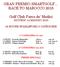 GRAN PREMIO SMARTGOLF RACE TO MAROCCO Golf Club Parco de Medici GIOVEDI 14 MAGGIO 2015