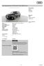 null Audi A3 Sportback Sport 2.0 TFSI quattro 140 kw (190 PS) S tronic Informazione Offerente Prezzo ,00 IVA detraibile