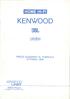 KENWOOD JBL. Linear KENWOOD LINEAR S.p.A Milano - Via Arbe, 50 Tel. 02/ Telex LIDEA I HOME HI-FI.