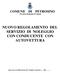 NUOVO REGOLAMENTO DEL SERVIZIO DI NOLEGGIO CON CONDUCENTE CON AUTOVETTURA