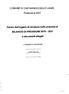 Parere dellforgano di revisione sulla proposta di E E BILANCIODI PREVISIONE e documenti allegati
