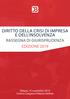 DIRITTO DELLA CRISI DI IMPRESA E DELL INSOLVENZA