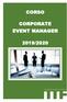 CORSO CORPORATE EVENT MANAGER 2019/2020