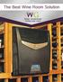 The Best Wine Room Solution CATALOGO 2016