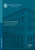 Economie regionali. L'economia della Campania. Aggiornamento congiunturale