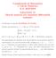 Complementi di Matematica e Calcolo Numerico A.A Laboratorio 11 Metodi numerici per equazioni differenziali ordinarie