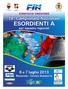 XIX CAMPIONATI ITALIANI DI NUOTO CATEGORIA ESORDIENTI