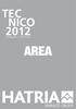TEC NICO 2012 TECHNICAL CATALOGUE AREA
