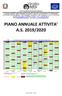 PIANO ANNUALE ATTIVITA A.S. 2019/2020
