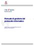 Manuale di gestione del protocollo informatico