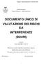 DOCUMENTO UNICO DI VALUTAZIONE DEI RISCHI DA INTERFERENZE (DUVRI)